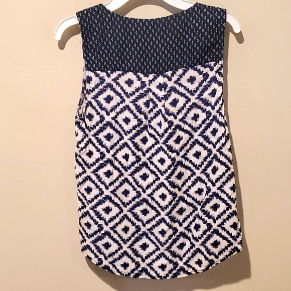 ❤ANTHROPOLOGIE SKIES ARE BLUE FLOWY TANK TOP, XS - Picture 2 of 4